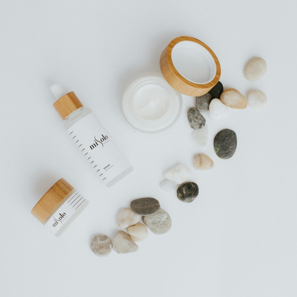 Ecofriendly packaging, sustainable skincare